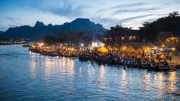 kaupungin Vang Vieng hotellit