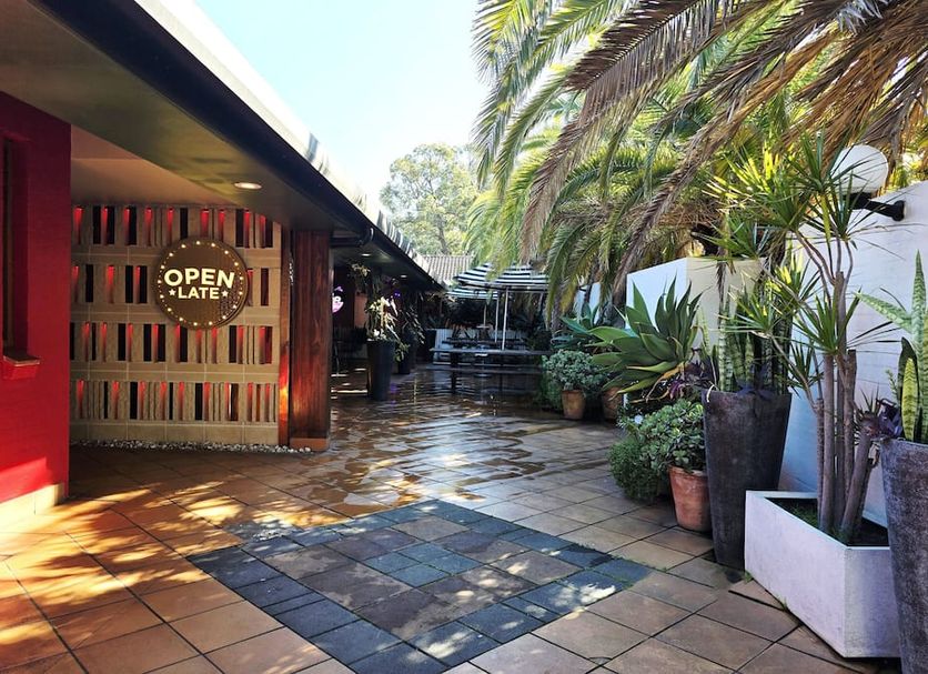 Hotellin sisäänkäynti Valokuva